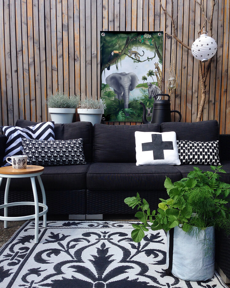 Villa Madelief VM | Tuinposter dieren jungle