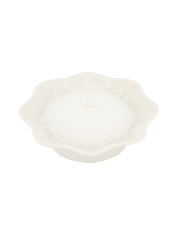 Zusss Zusss | Waxinelichthouder keramiek schulp wit