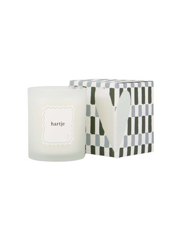 Zusss Zusss | Geurkaars glas in doosje groen/grijs