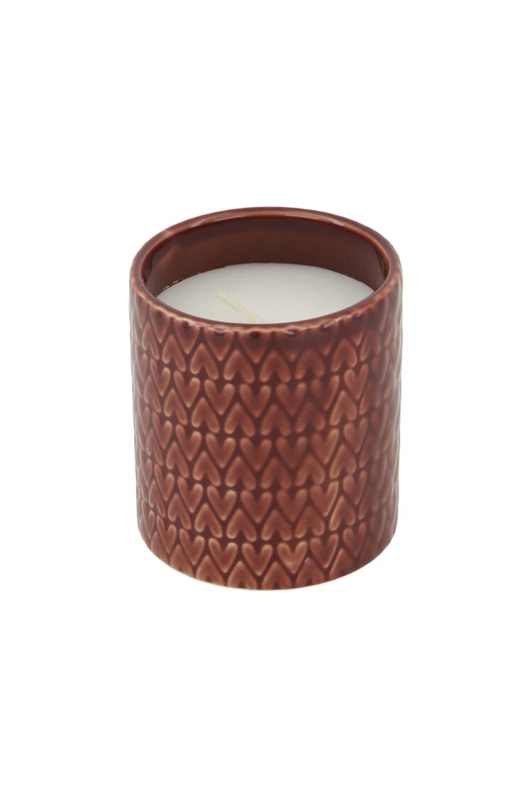 Zusss Zusss | Geurkaars keramiek hartjes port