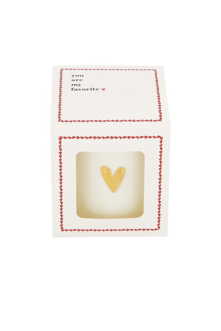 Zusss Zusss | Geurkaars keramiek in doosje favorite wit/rood