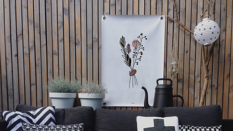 Villa Madelief VM | Tuinposter Bunch of flowers