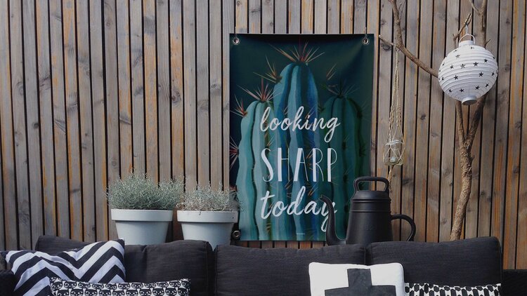 Villa Madelief VM | Tuinposter Cactus