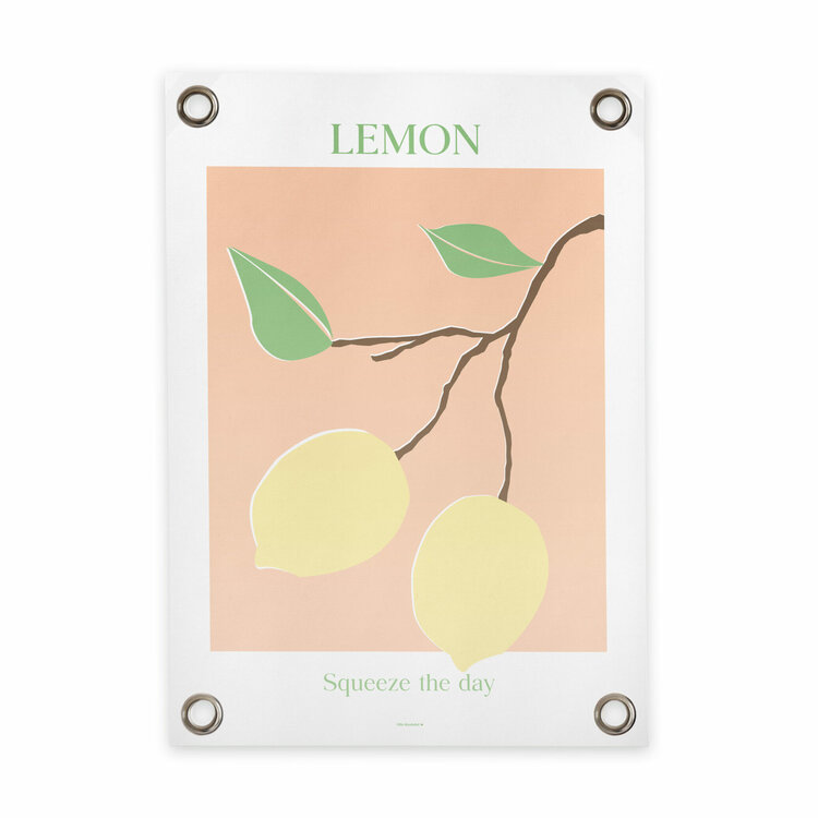 Villa Madelief VM | Tuinposter citrus lemon