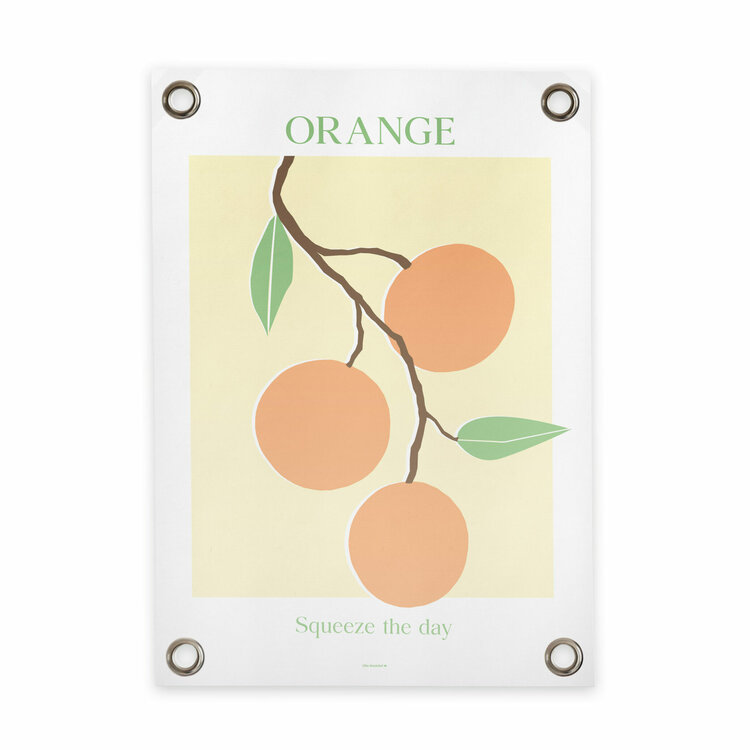 Villa Madelief VM | Tuinposter citrus orange