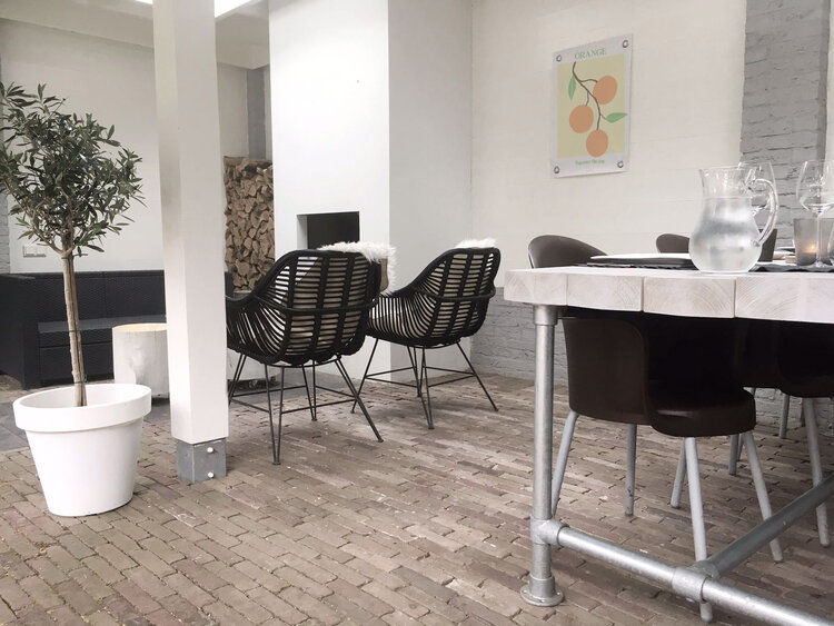 Villa Madelief VM | Tuinposter citrus orange