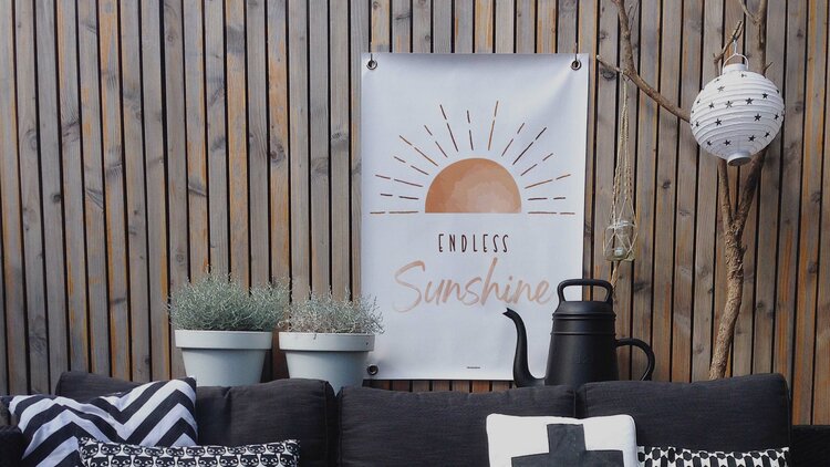 Villa Madelief VM | Tuinposter Endless Sunshine