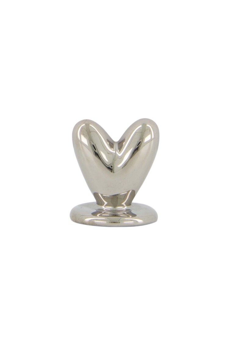 Zusss Zusss | Kaartenstandaard keramiek hartje zilver