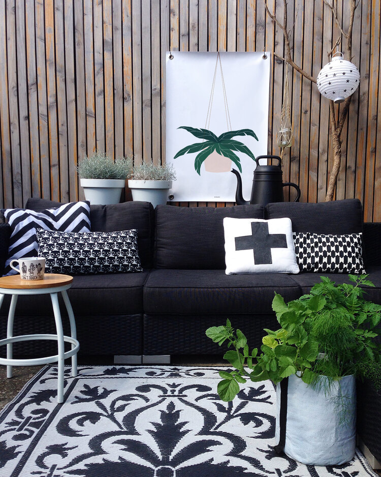 Villa Madelief VM | Tuinposter hangplant