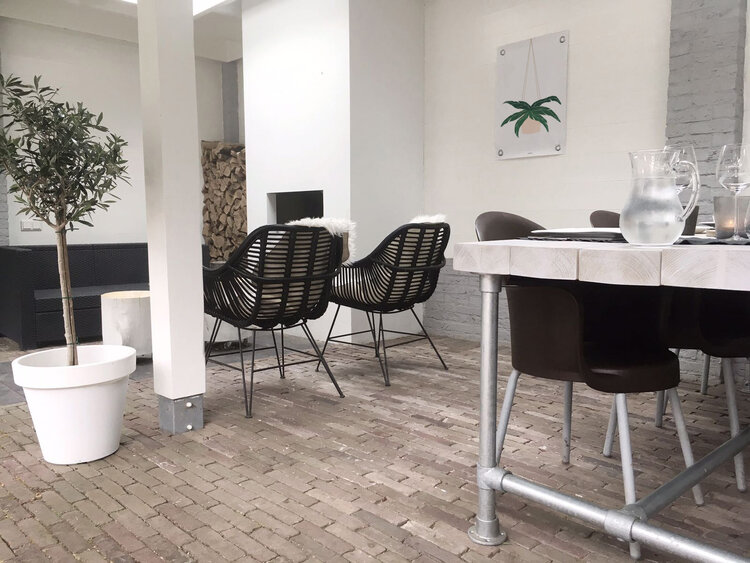 Villa Madelief VM | Tuinposter hangplant