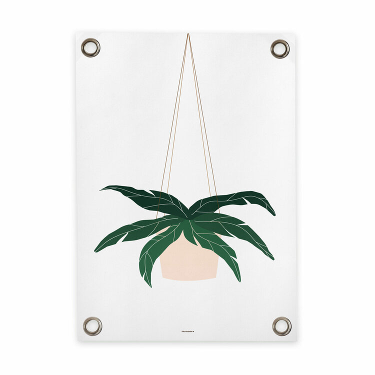 Villa Madelief VM | Tuinposter hangplant