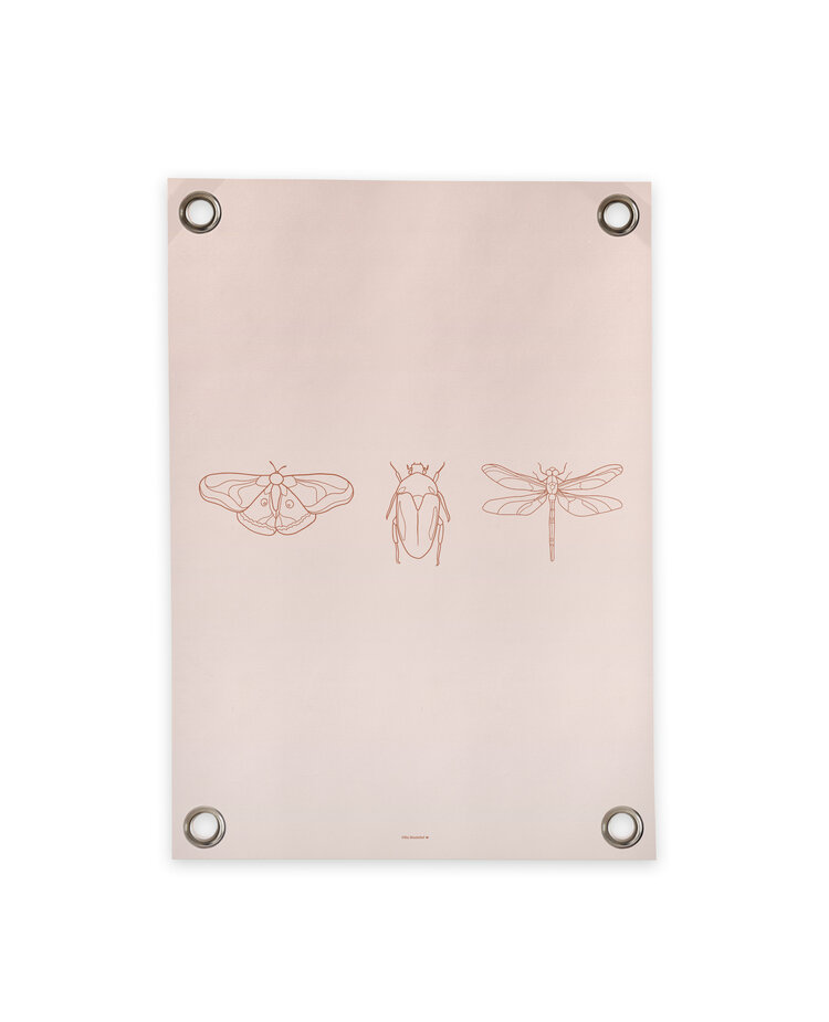 Villa Madelief VM | Tuinposter insecten