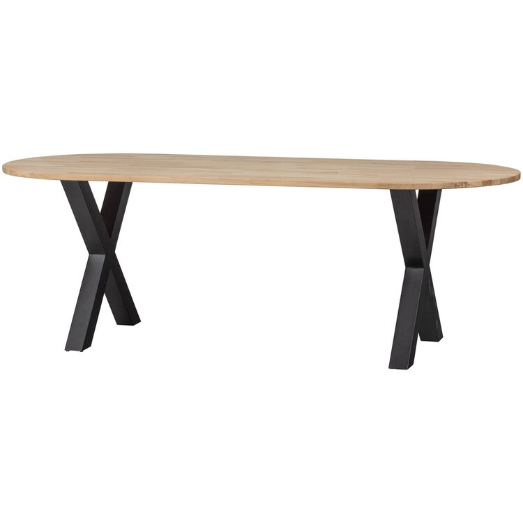 WOOOD. Woood | Tablo tafel eiken ovaal 220 cm met Alkmaar poot