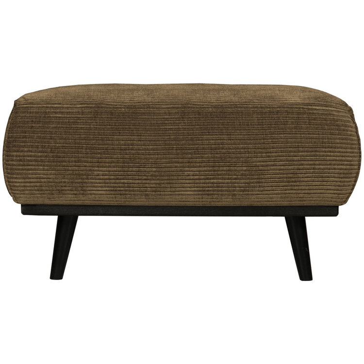 WOOOD BePureHome | Hocker Statement platte brede rib rock