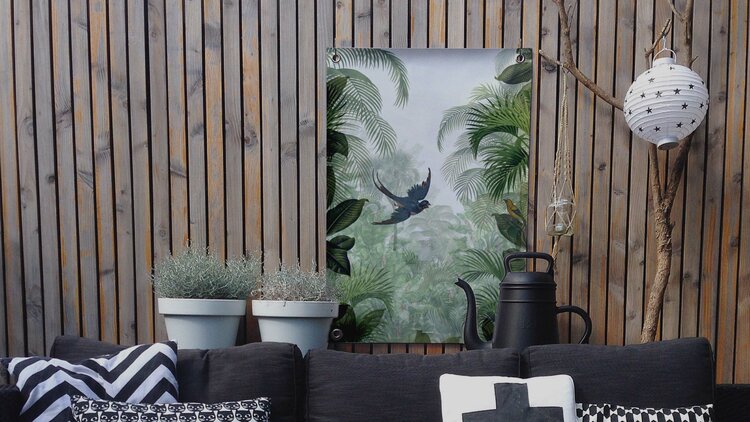 Villa Madelief VM | Tuinposter jungle green