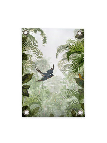 Villa Madelief VM | Tuinposter jungle green