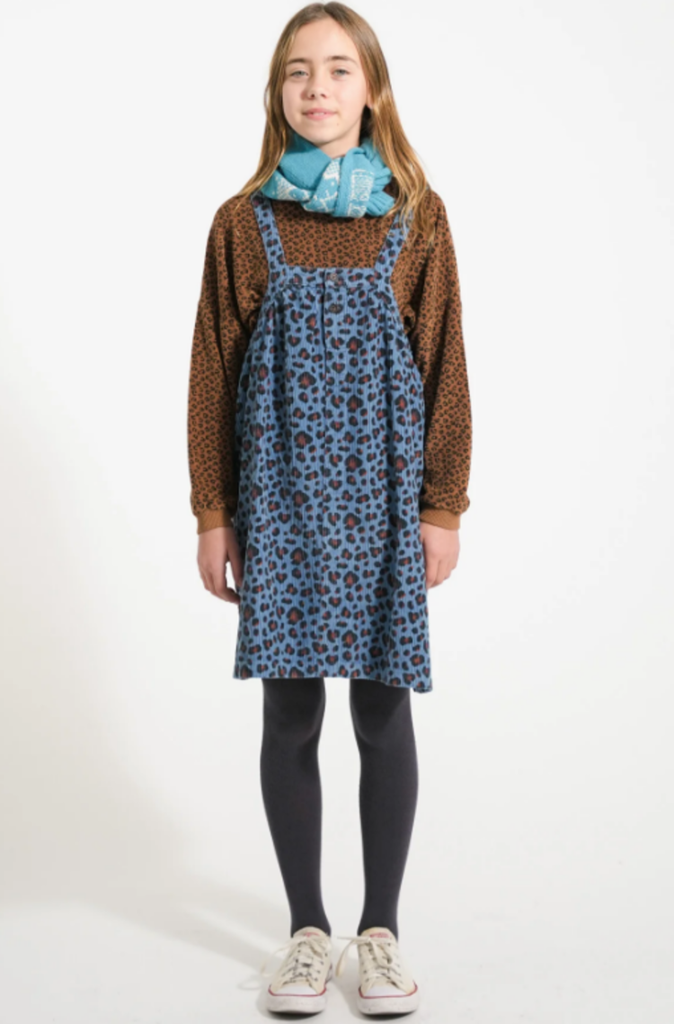 Piupiuchick Piupiuchick | Jurk Panterprint blue