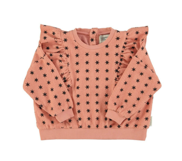Piupiuchick Piupiuchick | Sweater black stars pink