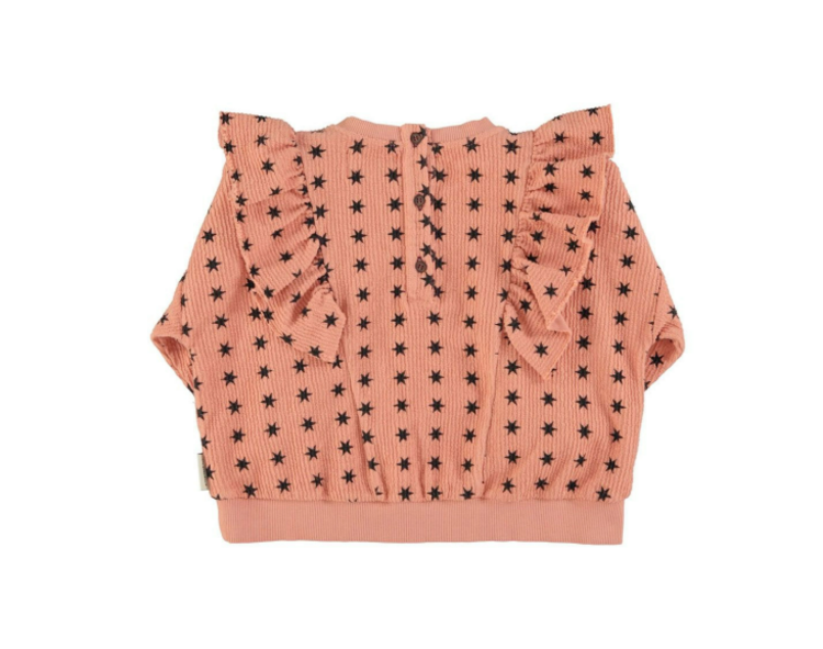 Piupiuchick Piupiuchick | Sweater black stars pink