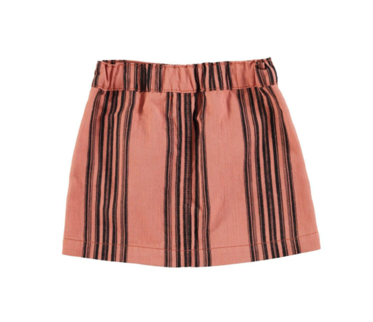 Piupiuchick Piupiuchick | Rok black stripes pink