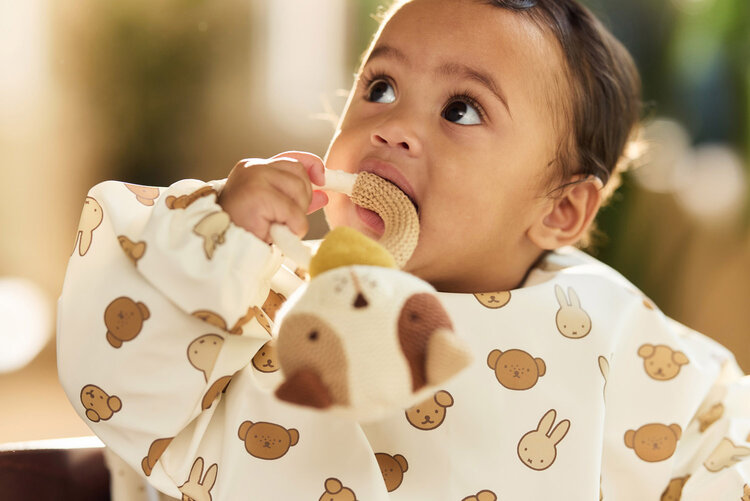 Jollein Jollein | Slab waterproof met mouw miffy and friends