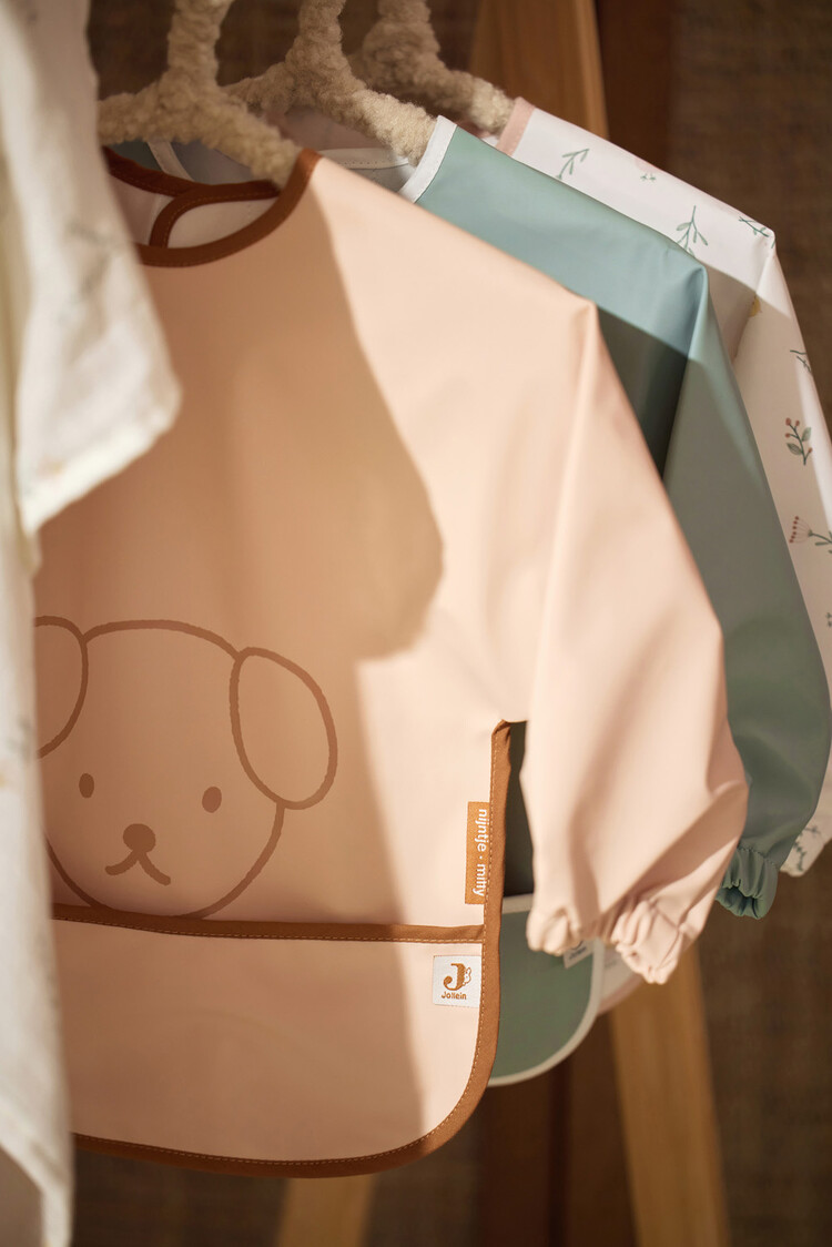 Jollein Jollein | Slab waterproof met mouw miffy peekaboo wild rose