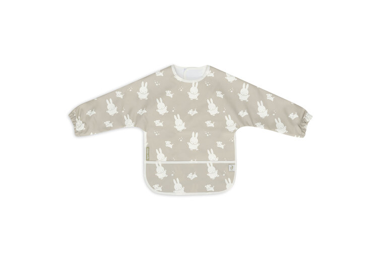 Jollein Jollein | Slab waterproof met mouw miffy&snuffy olive green