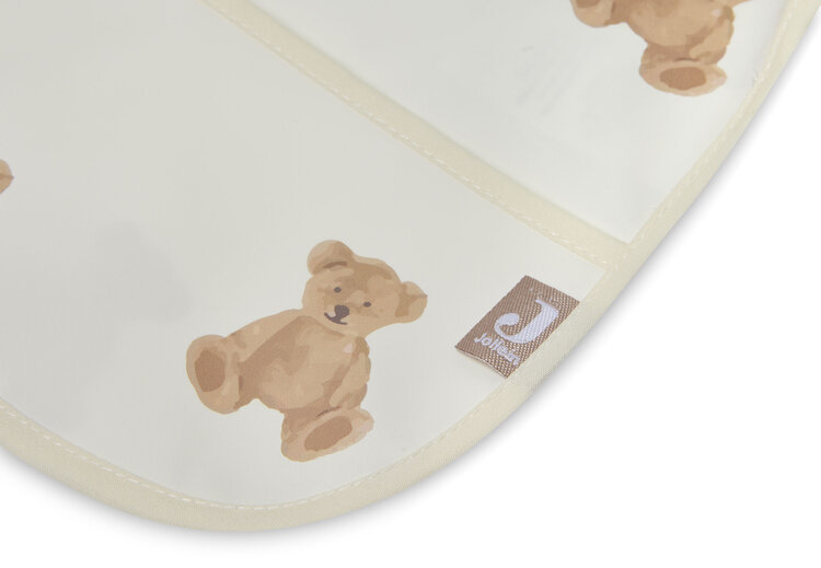 Jollein Jollein | Slab waterproof met mouw teddy bear