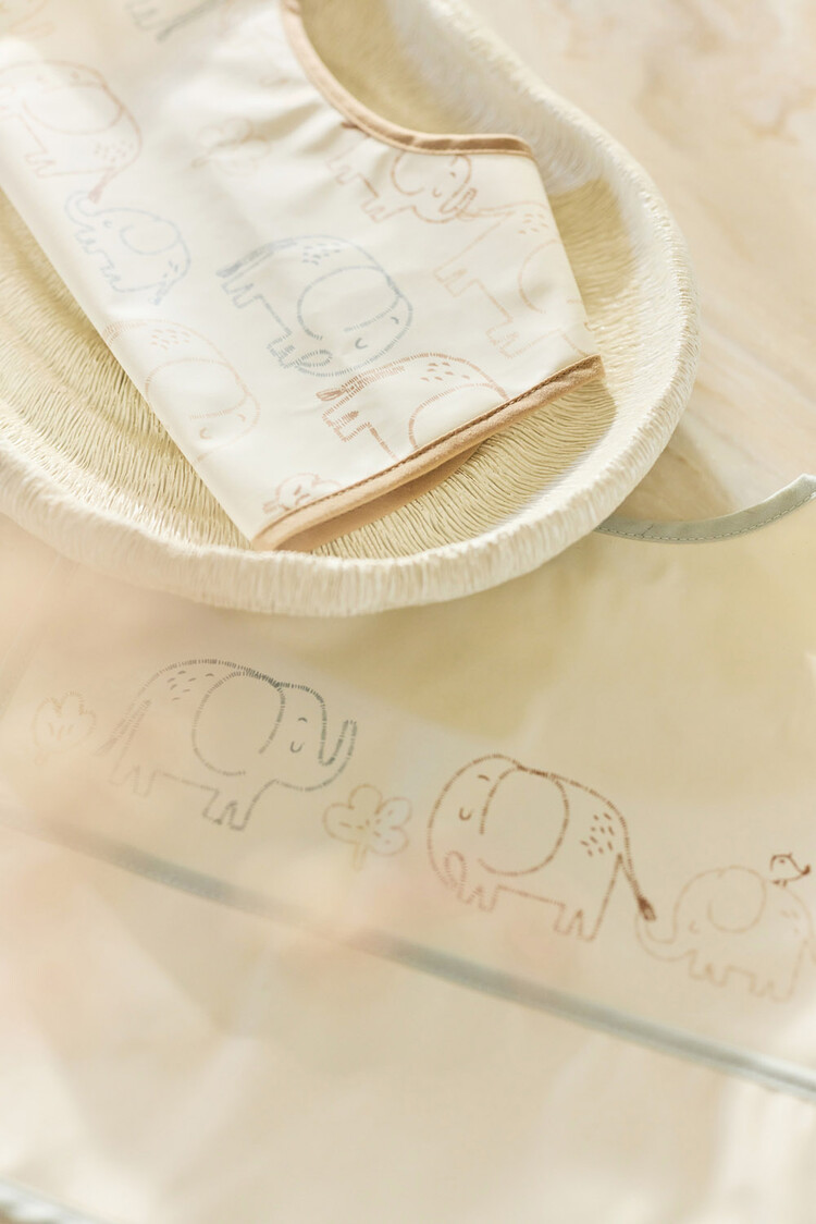 Jollein Jollein | Slab waterproof elephant tales (2pack)