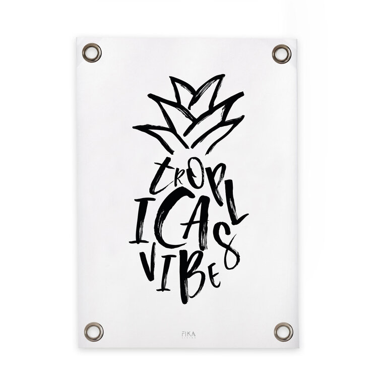 Villa Madelief VM | Tuinposter Tropical Vibes