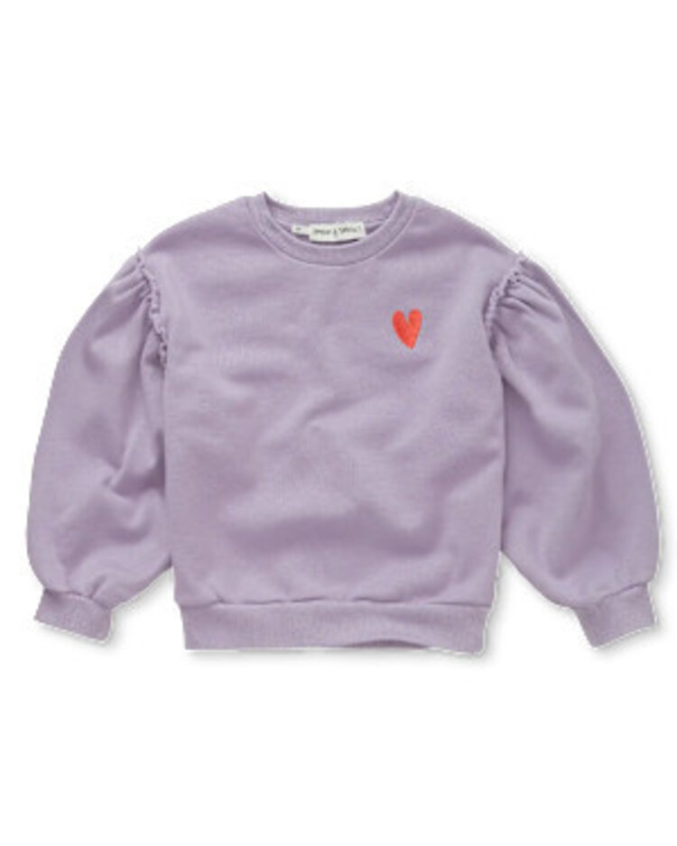 Sproet&Sprout Sproet&Sprout | Sweater Heart lavender