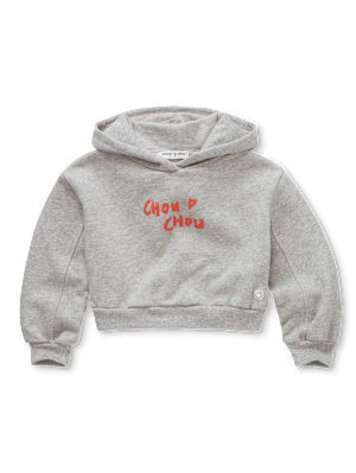Sproet&Sprout Sproet&Sprout | Hoodie cropped grey
