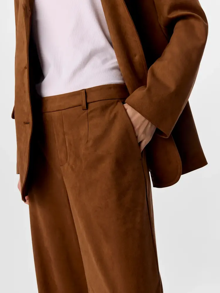 Object Object | Pantalon Lisa wide suede look