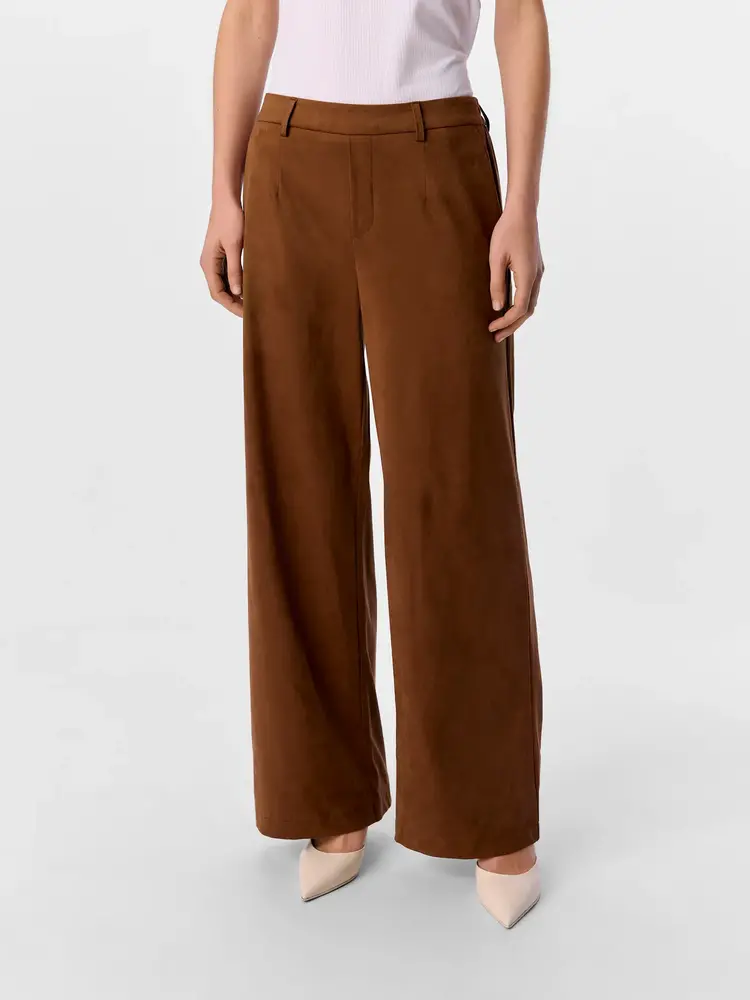 Object Object | Pantalon Lisa wide suede look