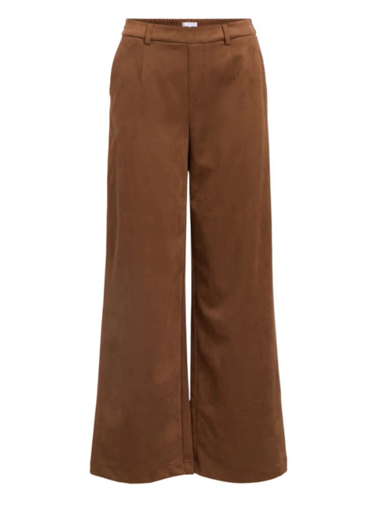 Object Object | Pantalon Lisa wide suede look