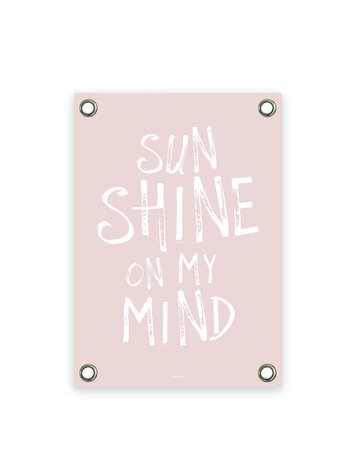 Villa Madelief VM | Tuinposter beige wit sunshine on my mind