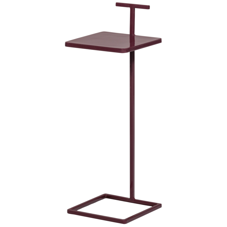 WOOOD Woood | Bijzettafel Tose metaal aubergine