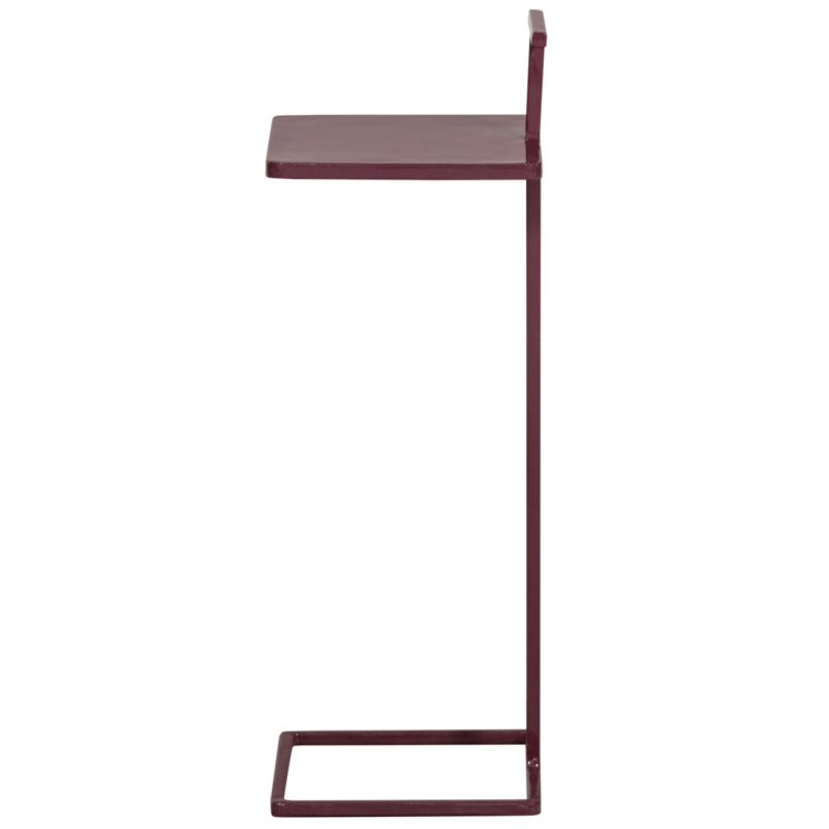 WOOOD Woood | Bijzettafel Tose metaal aubergine