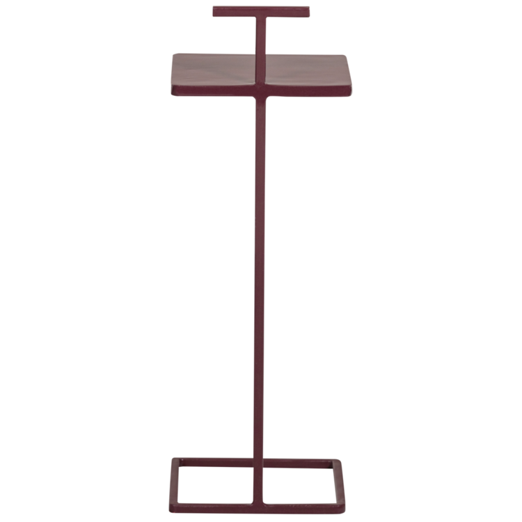 WOOOD Woood | Bijzettafel Tose metaal aubergine