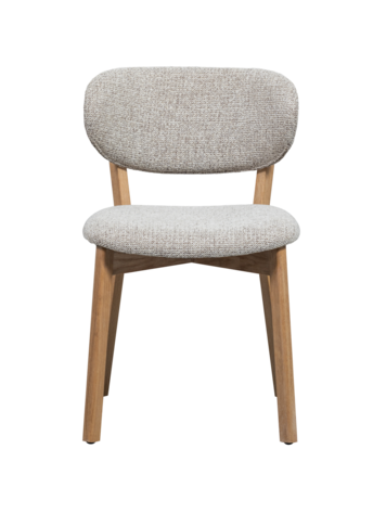 WOOOD Woood | Eetkamerstoel Udar met houten frame naturel