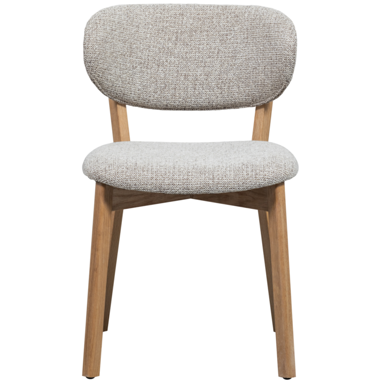 WOOOD Woood | Eetkamerstoel Udar met houten frame naturel