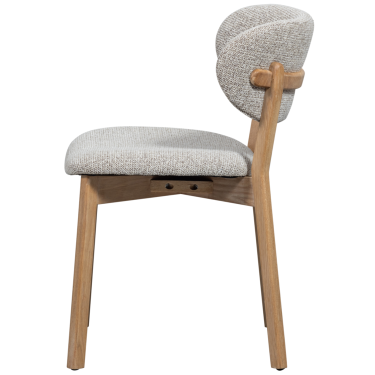 WOOOD Woood | Eetkamerstoel Udar met houten frame naturel