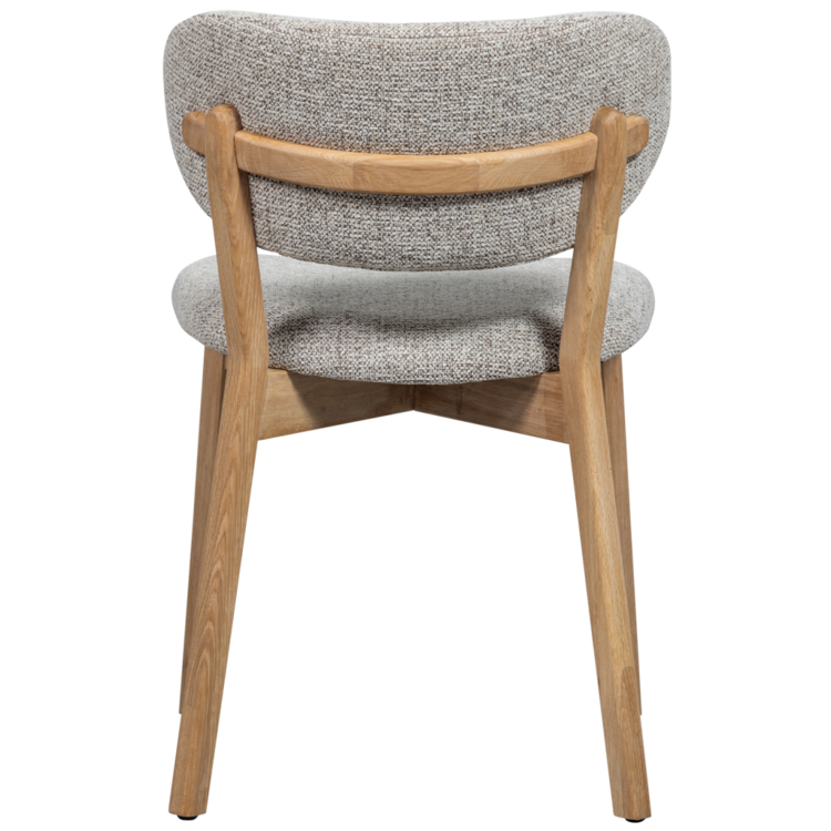 WOOOD Woood | Eetkamerstoel Udar met houten frame naturel