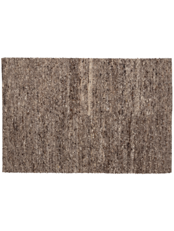 WOOOD Woood | Vloerkleed Efia wol bruin melange 170x240cm