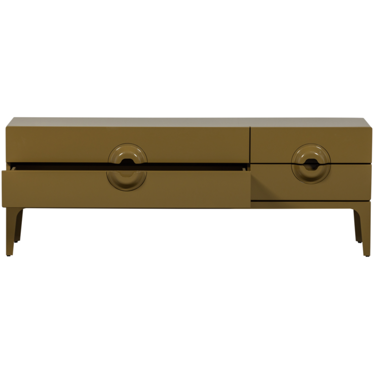 WOOOD Woood | TV meubel Merge honinggeel