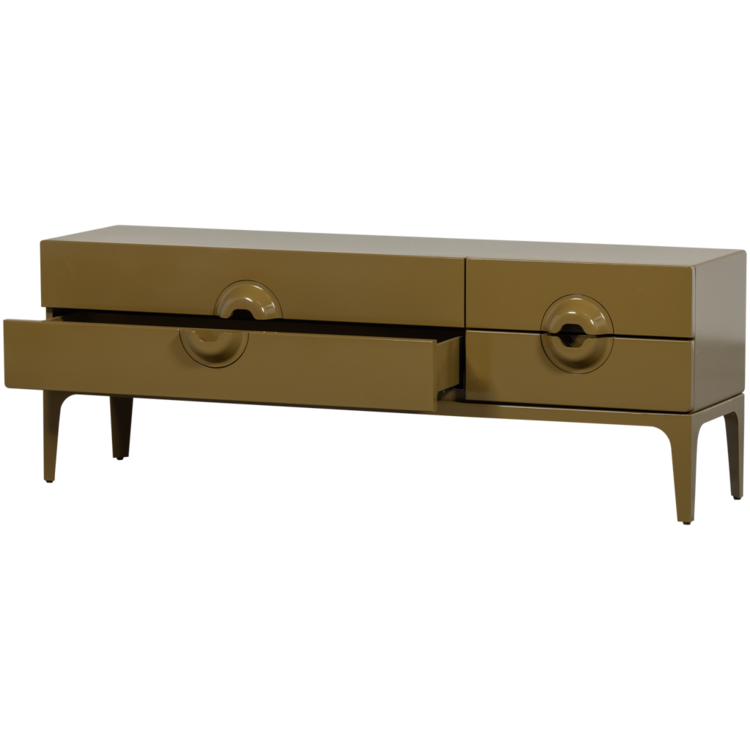 WOOOD Woood | TV meubel Merge honinggeel