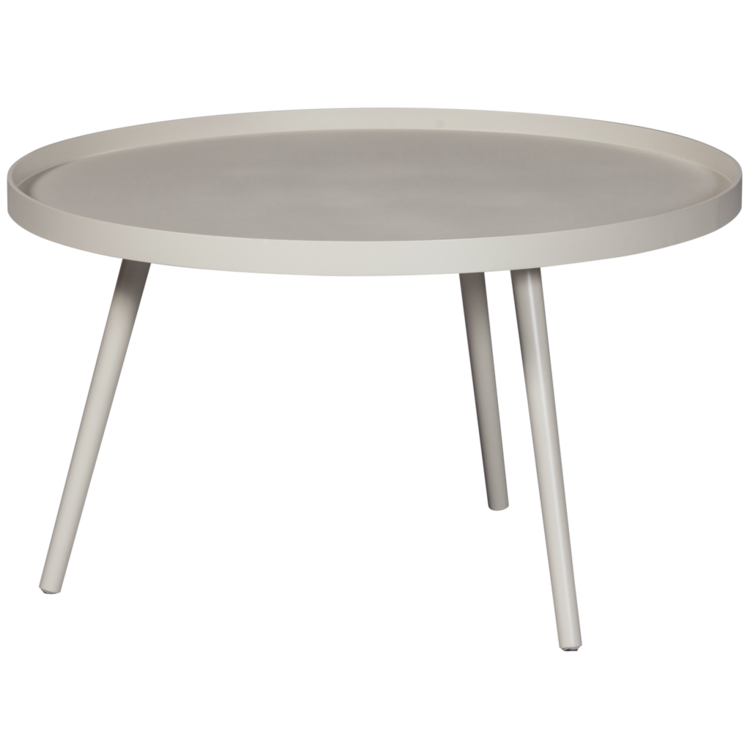 WOOOD Woood | Bijzettafel Mesa XL antique beige 78cm