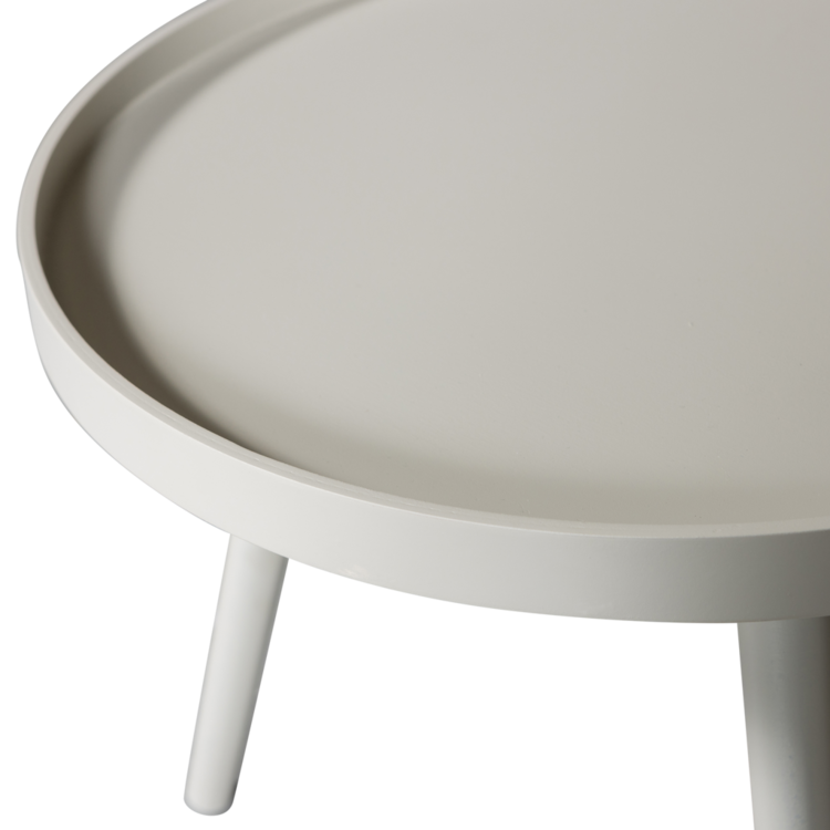 WOOOD Woood | Bijzettafel Mesa M antique beige 45cm