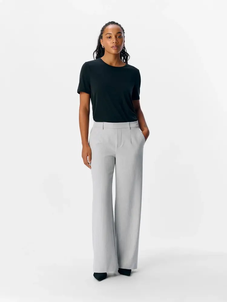 Object Object | Broek Lisa wide light grey