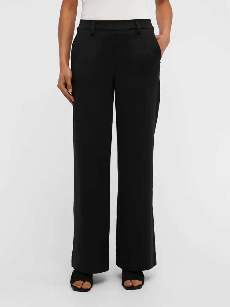 Object Object | Pantalon Lisa wide zwart